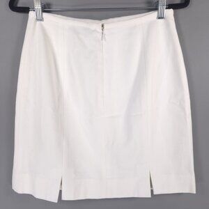 OSCAR DE LA RENTA USA🇺🇸MADE Slits SEXY Mini Skirt Cotton Viscose Size‎ 8P